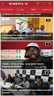 Burkina 24 android App screenshot 7